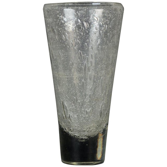1970s Vintage Hand-Crafted Murano Glass Vase, Italy, 1970s For Sale - Image 5 of 5