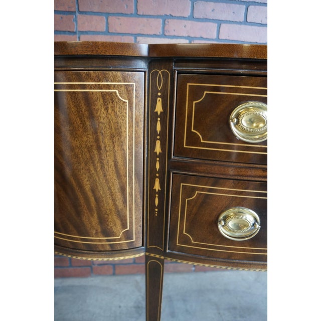 Brown Stickley Federal Inlayed Mahogany Sideboard For Sale - Image 8 of 9