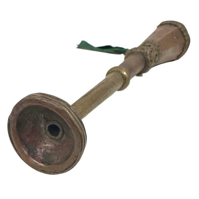 Early 20th Century Tibetan Handcrafted Buddhist Festival Trumpet For Sale - Image 12 of 12