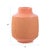 Ceramic Richland Embossed Peach Vase- Small For Sale - Image 7 of 10