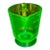 Vintage Depression Uranium Glass Footed Measuring Cup For Sale