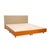 Simmons Boxspring Bed in Beige with Wooden Frame For Sale - Image 14 of 14