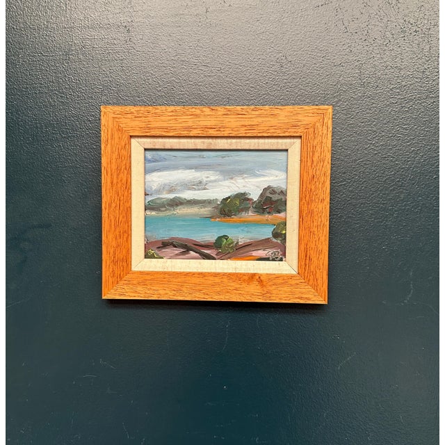 Göran Brunius, Coastal Landscape, 1960s, Oil on Panel, Framed For Sale - Image 10 of 15