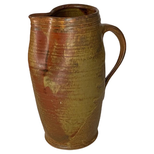 Brown Stoneware Jug, France, 1960s For Sale