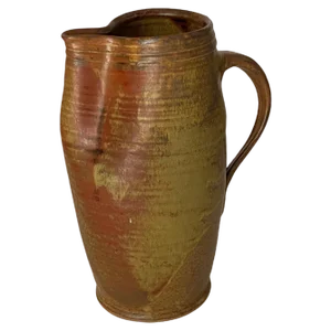 Brown Stoneware Jug, France, 1960s