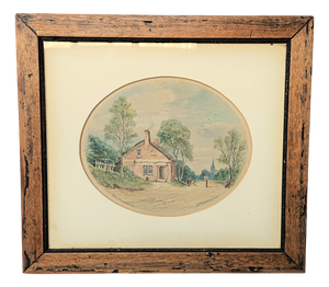 Samuel Wagstaff, Near Knaresborough, 1898, Watercolor, Framed