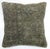 A decorative pillow made from a neutral Persian rug . 16'' x 16''