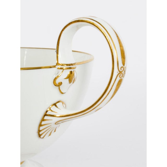 19th Century Emperor Napoleon III Sevres Porcelain Cup Saucer & Sugar Bowl, Set of 3 For Sale - Image 14 of 18