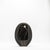 R & Y Augousti Modern Vase in Shagreen With Black Shell and Brass Details by R&y Augousti For Sale - Image 4 of 10