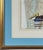 Cream Vintage Ruth James Hand-Painted Pelican and Naples, Florida, Nautical Map Art For Sale - Image 8 of 11