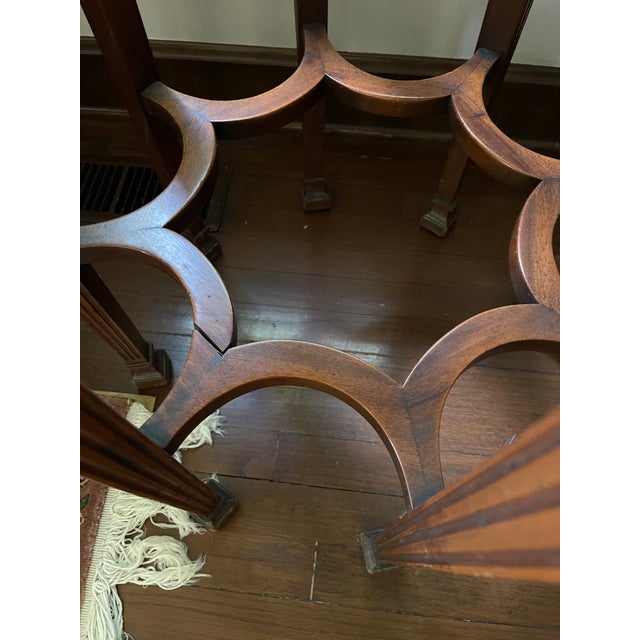 Newton and Hoit Hexagonal Plant Stand For Sale - Image 10 of 18