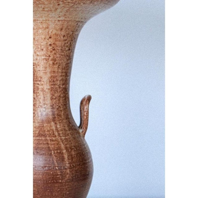 Ceramic Prophetia Vase in Wheel-Thrown Glazed Stoneware by Robin Kerr For Sale - Image 7 of 8