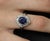 Late 20th Century Late 20th Century Rare 2.39ct Gia Burma No Heat Sapphire & 0.55ct Platinum Ring, Size 6 For Sale - Image 5 of 16