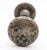 Arts & Crafts style door knob set made of bronze with a black and steel finish. Priced as a pair of knobs with a spindle....