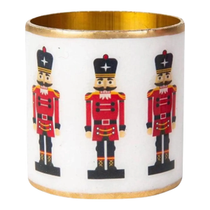 Holiday Nutcracker Napkin Rings - Set of 4