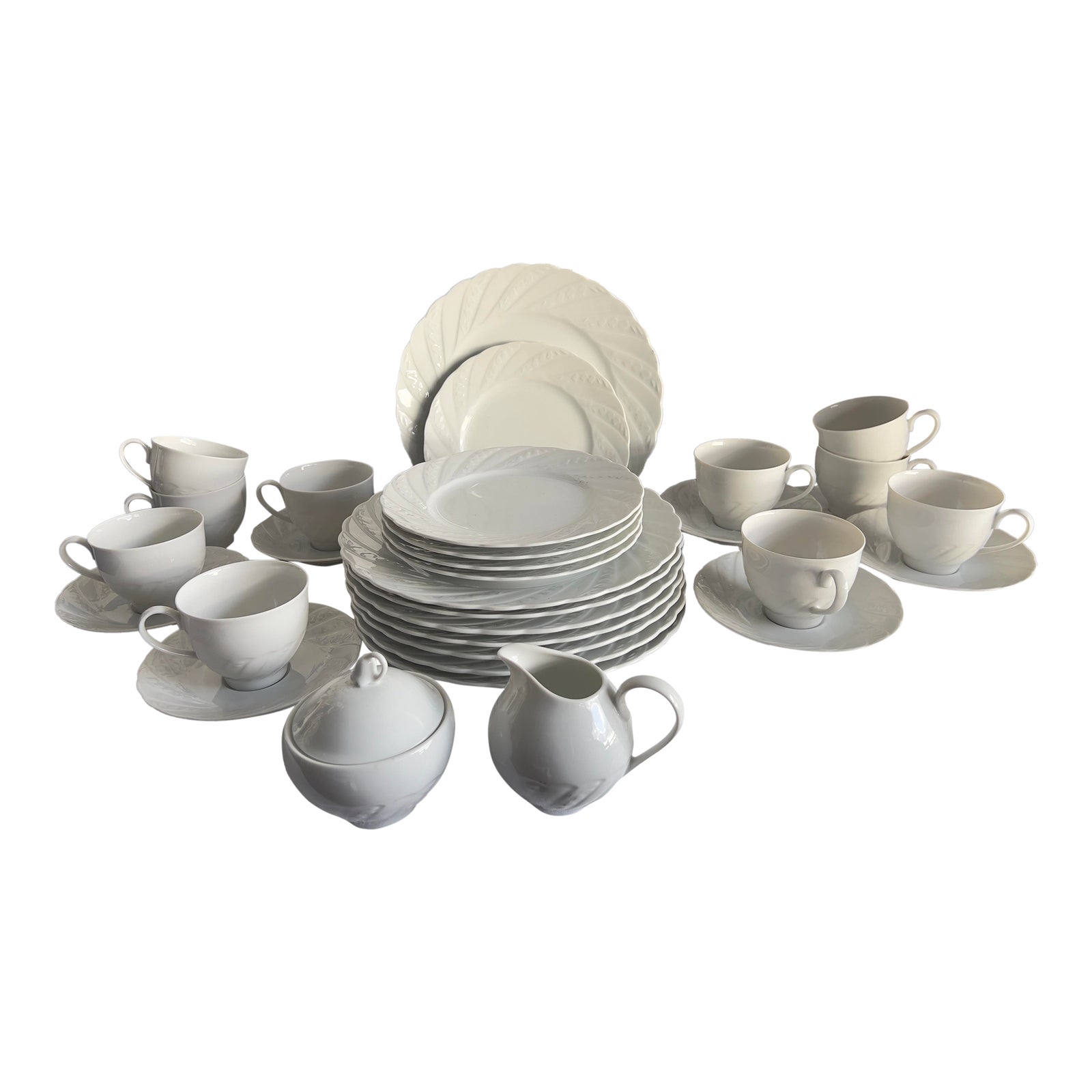 Mikasa White Lily of the Valley Japan Laj01 Dinner, Salad Plate