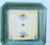 The terrific color and play of this square plate is wonderful. Lavender in a shade that sets beautifully against the olive...