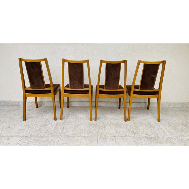 Vintage Chairs from Nathan, 1960s, Set of 4 For Sale - Image 4 of 9