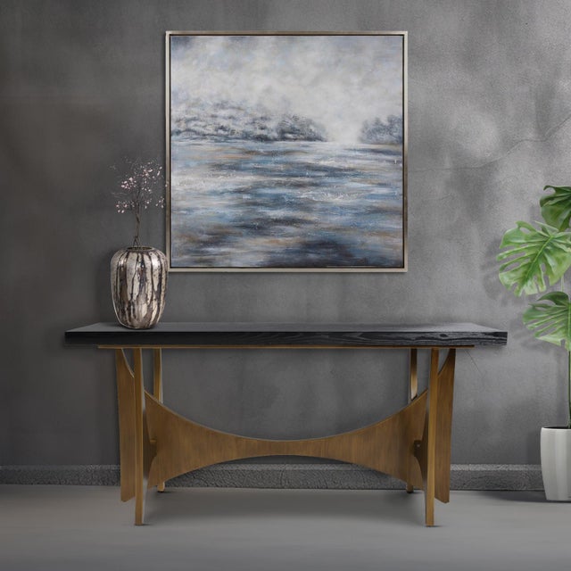 Modern Burton Console Table For Sale - Image 3 of 11