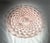 A beautiful delicate pale pink footed glass cake platter, vintage Whitehall, Indiana glass. A great piece to add to any...