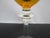 Denby-Milnor Sweden Mid 19th Century Denby Poland Aurora Amber Crystal 7" Wine Glass Set of 3 For Sale - Image 4 of 6