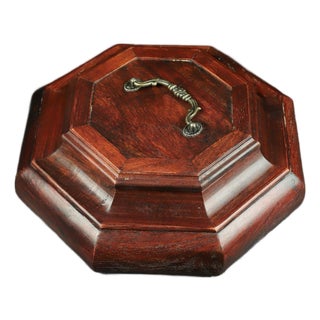Huali Rosewood Octagonal Box With Handle For Sale