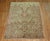 An early 20th century green and pink persian tabriz prayer animal design rug