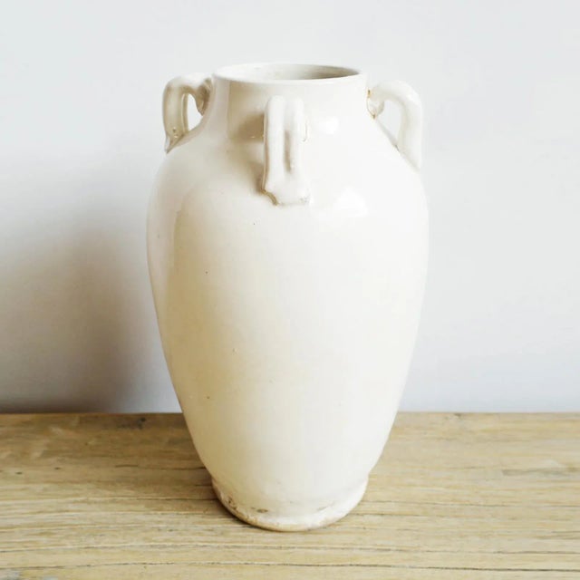 Farmhouse White Milk Ceramic Pottery For Sale - Image 3 of 5