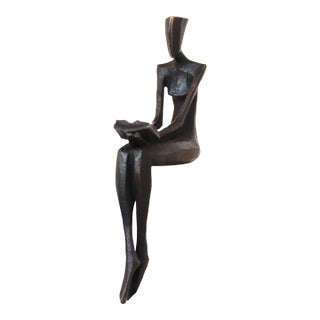 Martina - One-Of-A-Kind Bronze Figurative Sculpture Original Artwork by Nando Kallweit For Sale