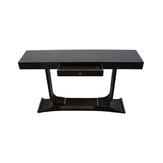 Maitland - Smith Maitland Smith Furniture Living Room Decoratif Contemporary Modern 57" Console / Entryway Table For Sale - Image 4 of 12