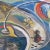 1970 Large Mid-Century Swedish Cosmic Esoteric Double-Sided Oil Painting "Nya Jorden" by Hildegard Persson For Sale - Image 14 of 18