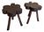 Vintage Clover Stools, 1950s, Set of 2 For Sale