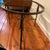 Dennis & Leen Vintage Heavy Hand Forged Metal and Glass Coffee Table in the Style of Dennis and Leen For Sale - Image 4 of 12