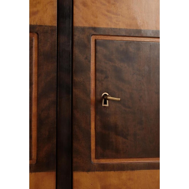 Swedish Grace Birchwood Cabinet by Otto Schulz for Boet, Gothenburg, 1930s For Sale - Image 12 of 18