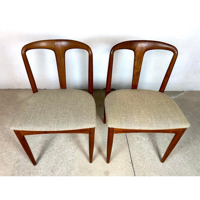 Set of Juliane Dining Chairs in Teak by Johannes Andersen for Uldum Møbelfabrik, Denmark, 1960s For Sale - Image 13 of 17