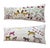 Mid-Century Modern White Horse Suzani Lumbar Pillow Cover 18'' X 54'' - Set of Two For Sale - Image 3 of 4