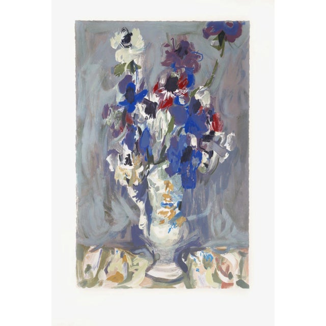 Artist: Eugene Baboulene, French (1905 - 1994). Title: Le Vase de Fleurs. Medium: Lithograph. Image Size: 23 x 15.25...
