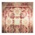 1840s Antique Red Field Medallion Flatweave Wool French Aubusson Gallery Rug For Sale