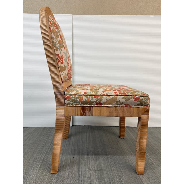 Late 20th Century Bielechy Brothers Cane Dining Side Chair, Vintage For Sale - Image 5 of 12