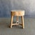 Late 20th Century Vintage Elm Wood Chop Block Table #N32 For Sale - Image 5 of 9