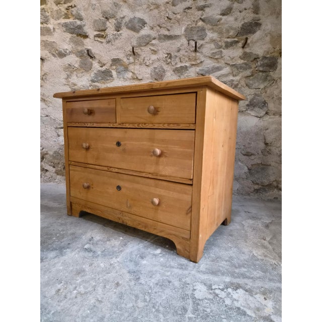 Antique Rustic Pine Chest of Drawers, 1890s For Sale - Image 11 of 18