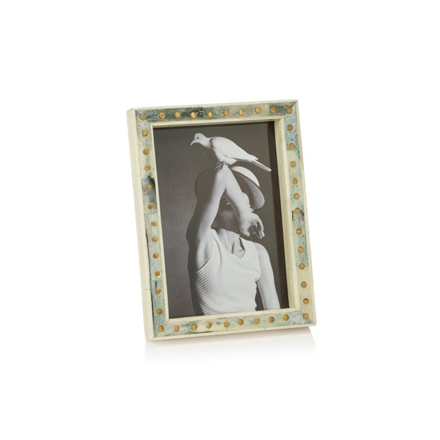 2020s Lindau Bone Inlay Photo Frame- 5" x 7" For Sale - Image 5 of 5
