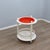 Space Age White & Orange Serving Trolley Bar Cart, 1960s For Sale - Image 12 of 12