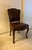 Elegant Late 20th Century Gabriel Victor Leather Upholstered Side Chair With Nailhead Trim For Sale - Image 4 of 12