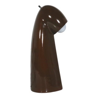 1960s Periscope Glazed Ceramic Pottery Lamp after Gino Vistosi For Sale