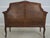 French Louis XV Cane Settee W. Loose Cushion For Sale - Image 17 of 18