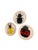 This unique set of three vintage decorative ceramic plates features bold, hand-painted insect motifs, making it a striking...