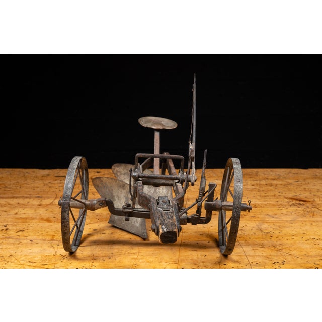 Francis Mecum 1891 Walking Plow Salesman Sample With Museum Display For Sale - Image 4 of 18