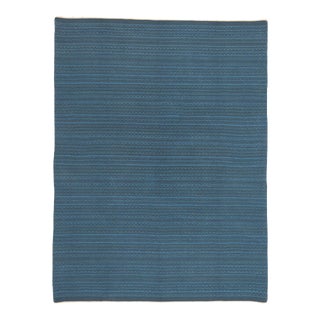 Mid 20th Century Vintage Swedish Kilim Rollakan Rug 07'08 X 10'01 For Sale