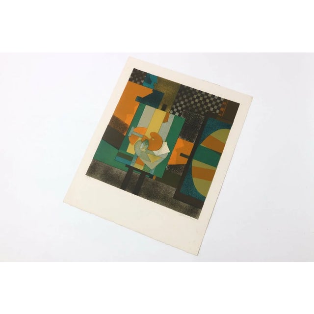 Artist: Andre Minaux Country: France Title: Untitled Medium: Original Lithograph Marks: Signed in pencil and numbered...